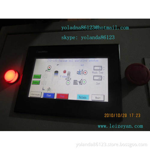 PLC Controlled System, Fully-auto Transformer Oil Purifier, Transformer Oil Filtration, Oil Recondition